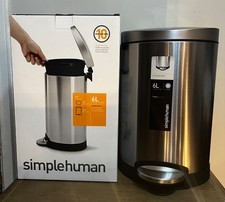 BNIB simplehuman 6L Semi-Round