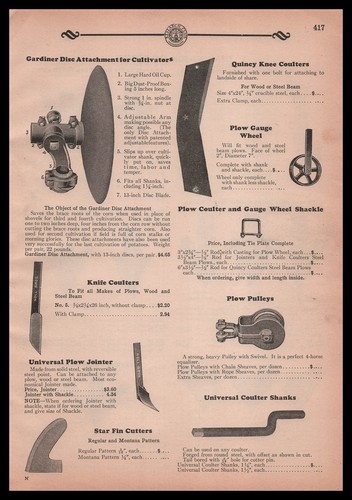1931 gardiner disc attachment - 1931,