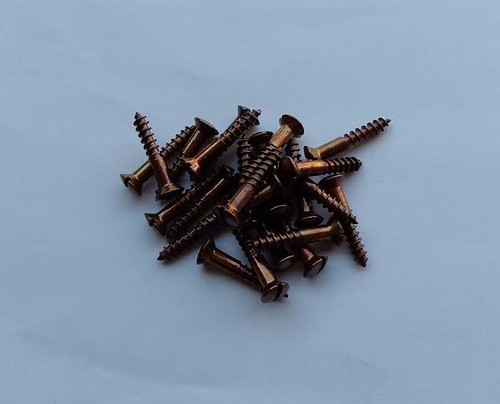 Copper colour slotted raised - copper,