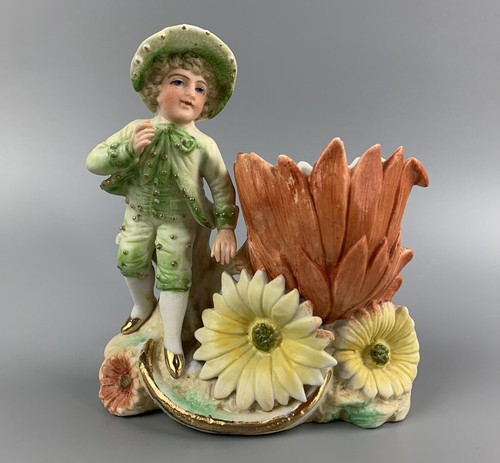 Vintage german bisque painted - german,