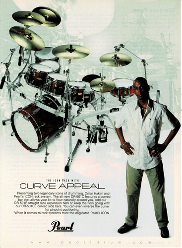 Omar hakim pearl - -, racks