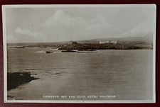 VINTAGE RARE POSTCARD TREADDUR BAY ANGLESEY WALES CLIFF HOTEL 1933 Holyhead