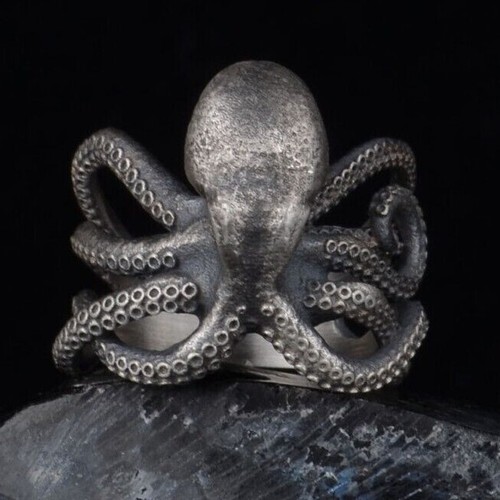 925 sterling silver octopus - 925, 3d