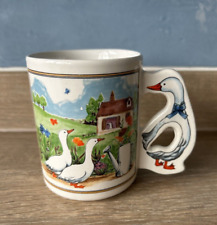 Vintage Goose Country House Mug Retro 250ml Shaped Handle