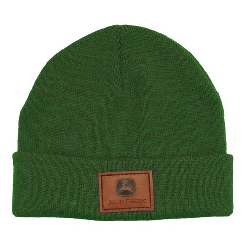 John deere green beanie kids - john,