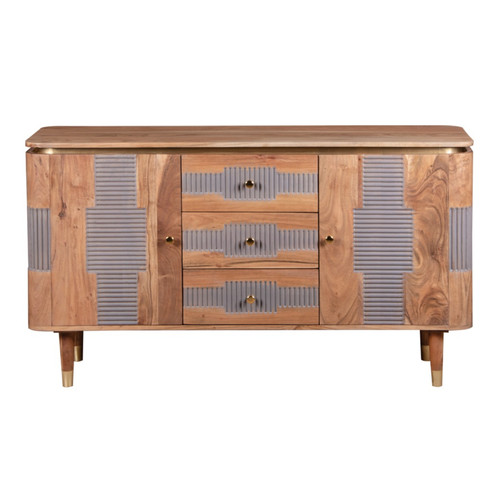 Sideboard brown 140x40x80cm - brown,