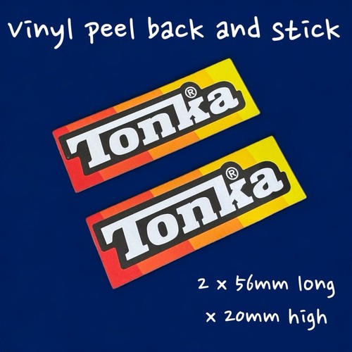 Tonka truck vinyl sticker - tonka,