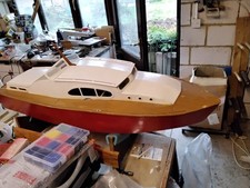 Vintage Sea Qeen Model Boat
