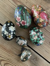 6 Assorted Hand Decorated /