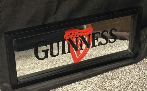 Guinness pub mirror wall - guinness,