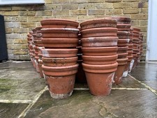 Large vintage terracotta pot - vintage,