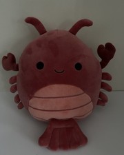 SQUISHMALLOWS 7” SMALL  LORONO THE RED LOBSTER PLUSH SOFT KELLY TOY 