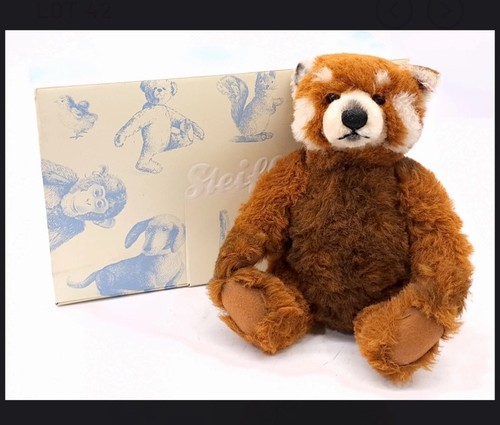 Steiff red panda ted - steiff,