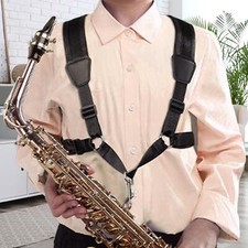 Sax Neck Strap Metal Hook Soft Multifunctional Shoulder Strap Clarinet Oboes