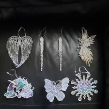 Luxury-like Crystal-Effect Glass-like Glitter Sparkly ChristmasTree Decor Bauble