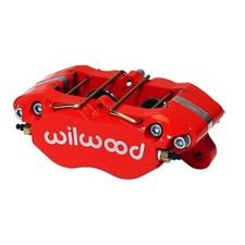 Wilwood Dynapro 4 Piston Red Brake Caliper Lug Mount - 0.81'' Disc, 1.38'' Dia