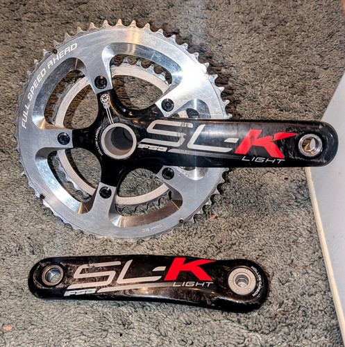 Fsa carbon crank set - carbon, sl-k