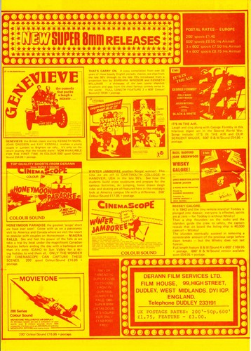 Derann super 8mm - super, newsletter