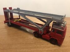 ( Vintage ) Corgi Juniors Volvo ( Red Globetrotter ) Car Transporter ( Rare )