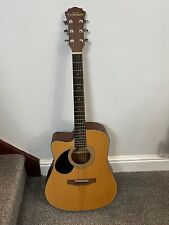 used left handed electro acoustic guitar