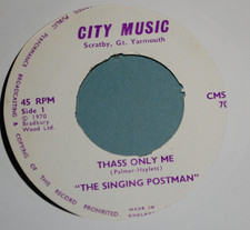 The Singing Postman – Thass Only Me - Jukebox Single  1970