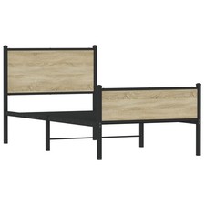 Metal Bed Frame with Headboard