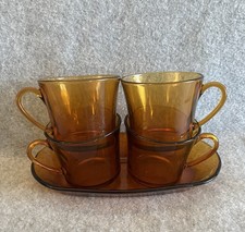 Vintage Duralex Amber Tempered