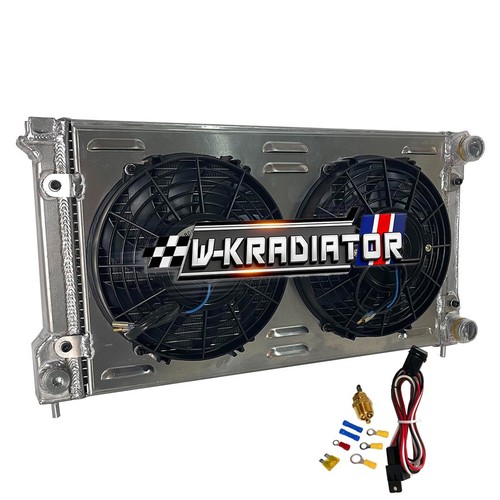 Aluminum radiator shroud - aluminum, radiator+shroud