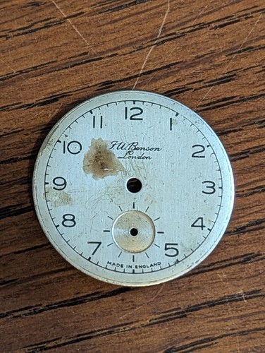 Vintage smiths watch dial w - smiths, dial,