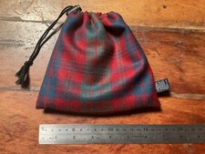 Tartan Pure Wool Golf Tee Holder/pouch.