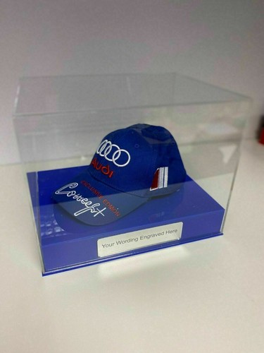 Baseball cap display case - baseball,