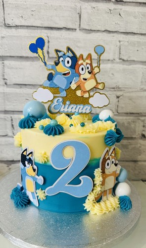 Bluey cake topper - bluey,