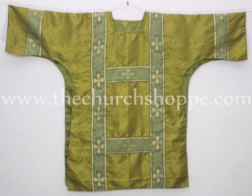 Dalmatic olive green vestment - dalmatic,