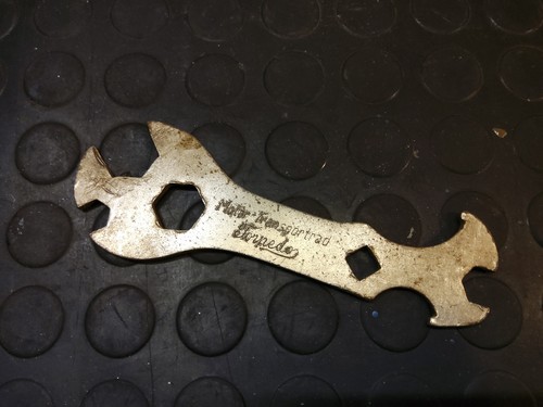 Old open end wrench - open, motor