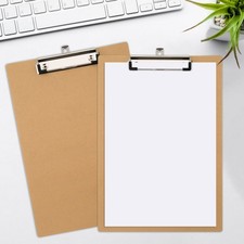 2-50pack A4 Wooden Clipboard