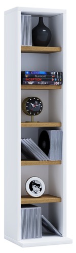 Wood dvd storage shelf - wood,