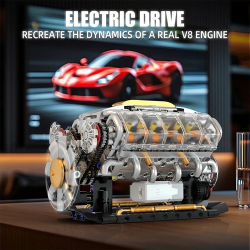 Engine technical building - v8,
