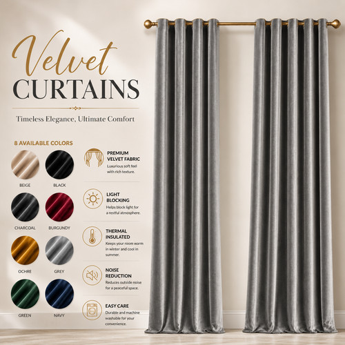 Blackout crushed velvet - blackout,