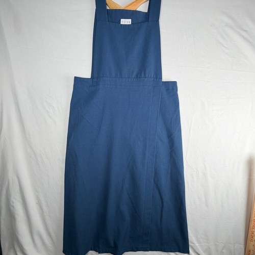 Vovk teal blue - pinafore, wrap