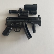 Vintage Action Man  SAS Heckler and Kock MP5 K SMG with sights  1/6th Toy