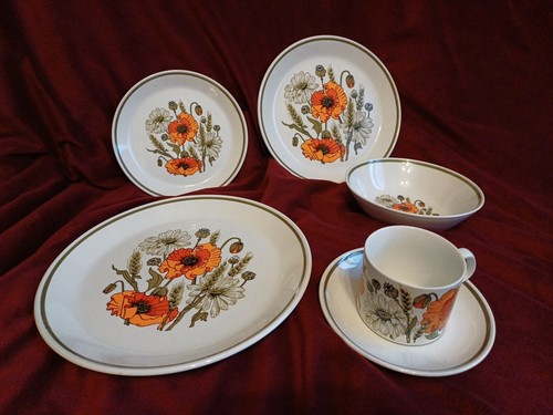 Meakin poppy design - , qty