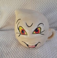 Vintage Ghoulie Ghost Mug With Lid 1980s by Lone Star
