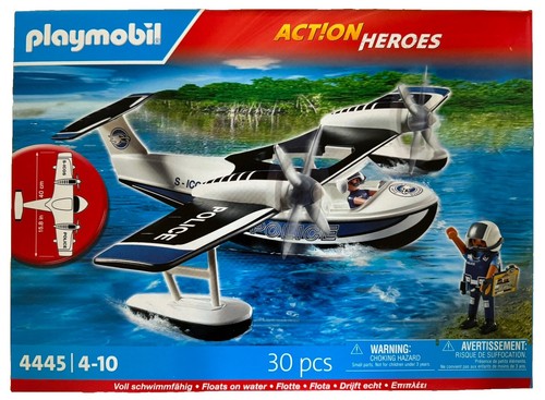 Playmobil 4445 police plane - playmobil,