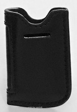 Black Leather Case Pouch For