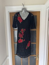 Joanna Hope Black Lace Floral