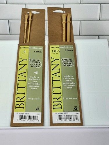 New brittany knitting needles - new,