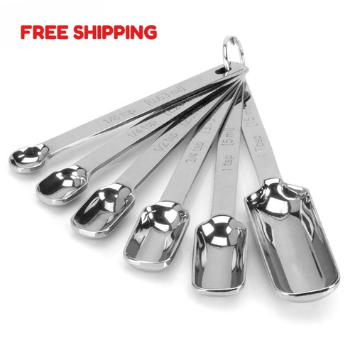 6pcs measuring spoons - 6pcs,