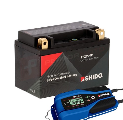 Shido lithium battery - hp, +