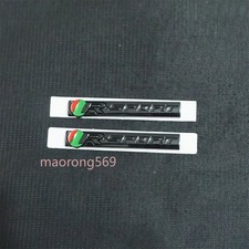 2x Black Glossy Dark Small