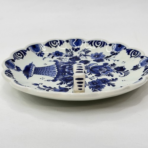 Vintage delfts blauw - blauw, hand